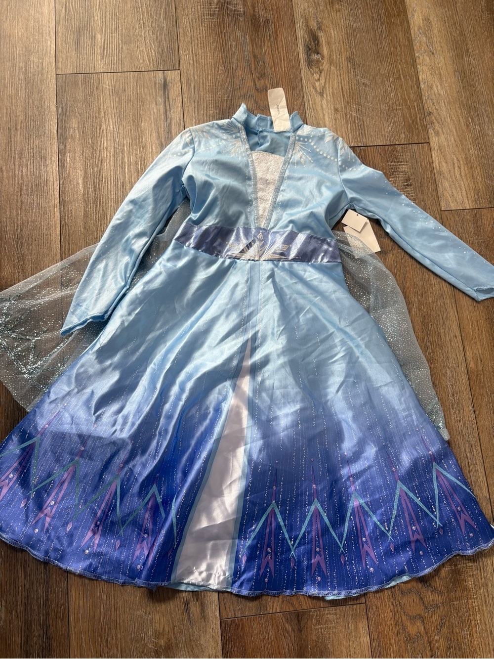 NWT Elsa costume dress 4-6 Light Blue Sparkle Princess Dress for Kids